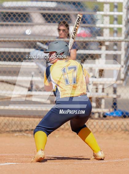 Thumbnail 2 in Boulder City vs Virgin Valley (NIAA 3A Softball Southern Final) photogallery.