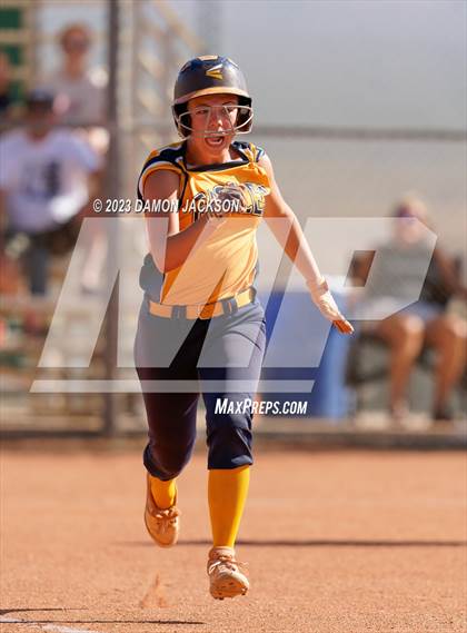 Thumbnail 2 in Boulder City vs Virgin Valley (NIAA 3A Softball Southern Final) photogallery.