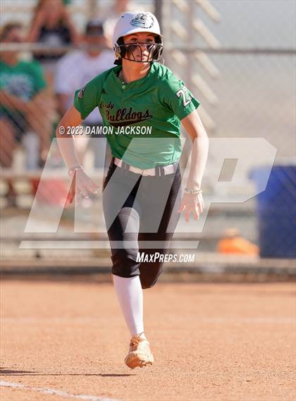 Thumbnail 2 in Boulder City vs Virgin Valley (NIAA 3A Softball Southern Final) photogallery.