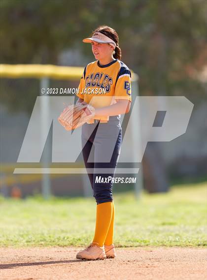 Thumbnail 3 in Boulder City vs Virgin Valley (NIAA 3A Softball Southern Final) photogallery.