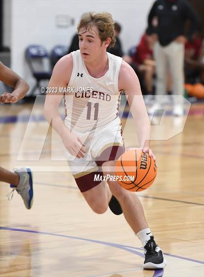 Thumbnail 3 in Cicero Prep Academy vs. Horizon Honors (Coyotes Basketball Invitational) photogallery.
