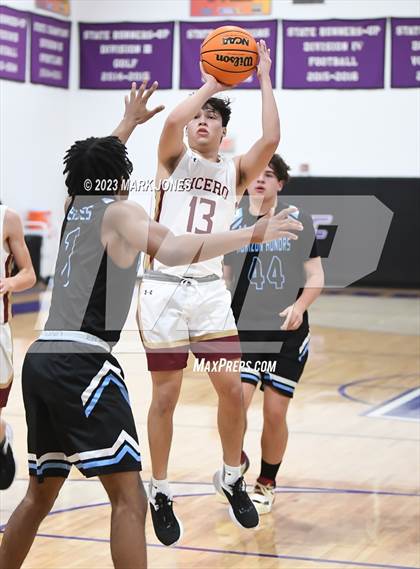 Thumbnail 2 in Cicero Prep Academy vs. Horizon Honors (Coyotes Basketball Invitational) photogallery.