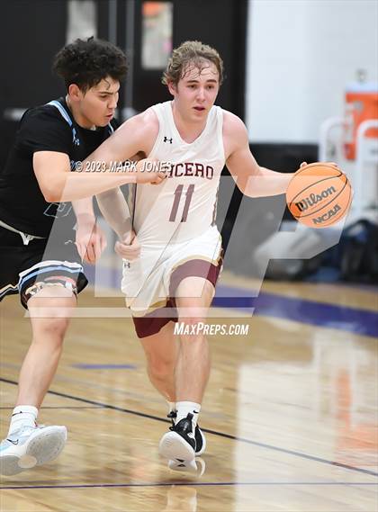 Thumbnail 2 in Cicero Prep Academy vs. Horizon Honors (Coyotes Basketball Invitational) photogallery.
