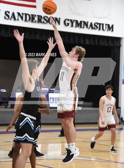 Thumbnail 3 in Cicero Prep Academy vs. Horizon Honors (Coyotes Basketball Invitational) photogallery.