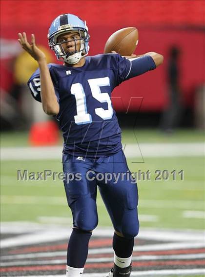 Thumbnail 1 in Morrow vs. Lovejoy (Great American Football Classic) photogallery.