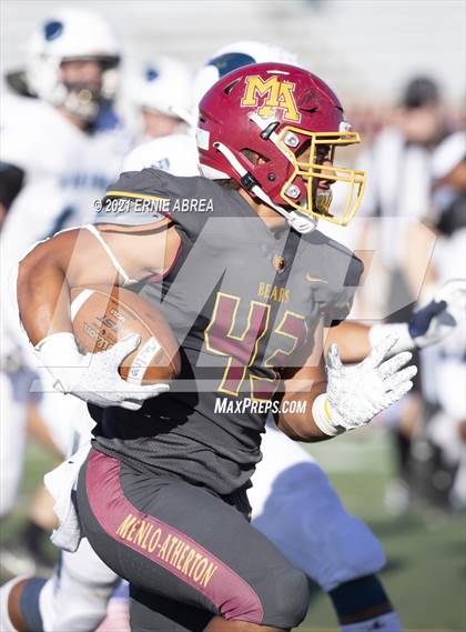 Thumbnail 1 in Menlo-Atherton vs. Pleasant Valley (Honor Bowl) photogallery.
