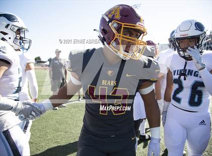 Thumbnail 2 in Menlo-Atherton vs. Pleasant Valley (Honor Bowl) photogallery.