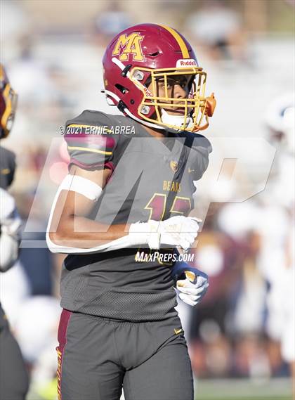 Thumbnail 2 in Menlo-Atherton vs. Pleasant Valley (Honor Bowl) photogallery.