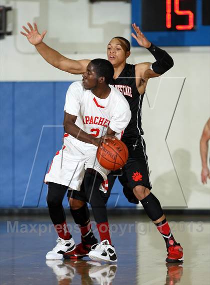 Thumbnail 1 in Centennial vs. Harvard-Westlake (El Segundo Tournament) photogallery.