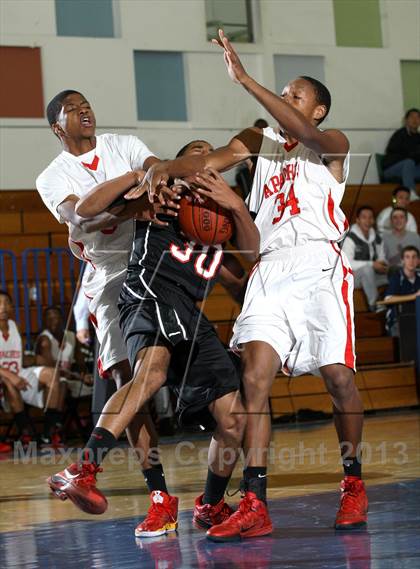 Thumbnail 2 in Centennial vs. Harvard-Westlake (El Segundo Tournament) photogallery.