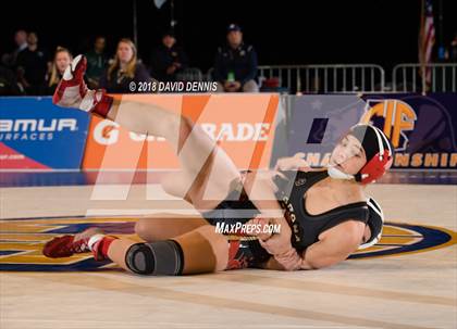 Thumbnail 3 in CIF State Girls Wrestling Championships (Finals) photogallery.