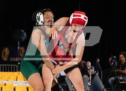 Thumbnail 3 in CIF State Girls Wrestling Championships (Finals) photogallery.