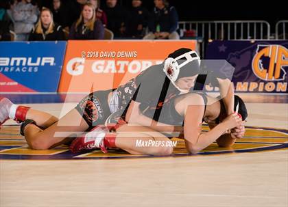 Thumbnail 1 in CIF State Girls Wrestling Championships (Finals) photogallery.