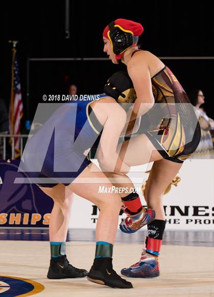 Thumbnail 2 in CIF State Girls Wrestling Championships (Finals) photogallery.