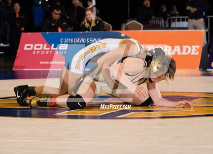 Thumbnail 3 in CIF State Girls Wrestling Championships (Finals) photogallery.