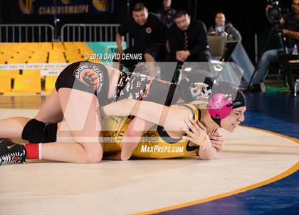 Thumbnail 1 in CIF State Girls Wrestling Championships (Finals) photogallery.