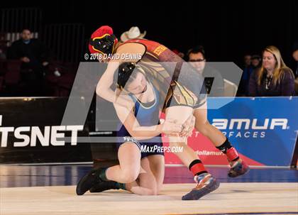 Thumbnail 1 in CIF State Girls Wrestling Championships (Finals) photogallery.