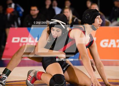 Thumbnail 3 in CIF State Girls Wrestling Championships (Finals) photogallery.