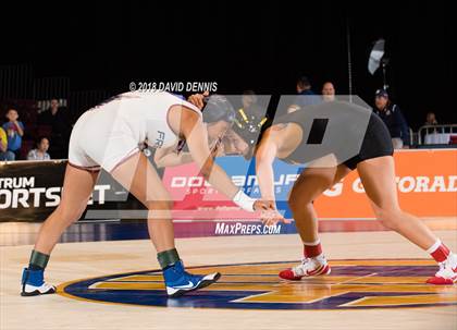 Thumbnail 2 in CIF State Girls Wrestling Championships (Finals) photogallery.