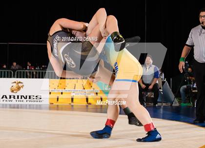 Thumbnail 3 in CIF State Girls Wrestling Championships (Finals) photogallery.