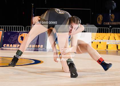 Thumbnail 2 in CIF State Girls Wrestling Championships (Finals) photogallery.