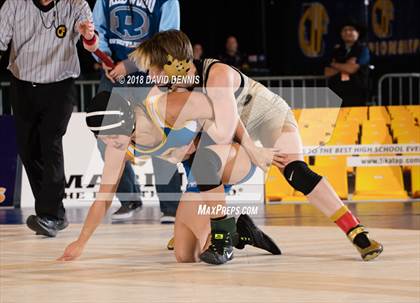 Thumbnail 2 in CIF State Girls Wrestling Championships (Finals) photogallery.