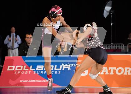 Thumbnail 2 in CIF State Girls Wrestling Championships (Finals) photogallery.