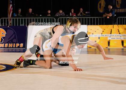 Thumbnail 2 in CIF State Girls Wrestling Championships (Finals) photogallery.