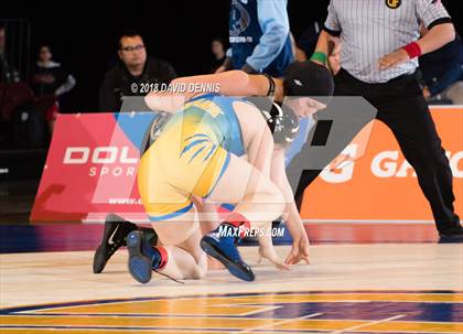 Thumbnail 2 in CIF State Girls Wrestling Championships (Finals) photogallery.