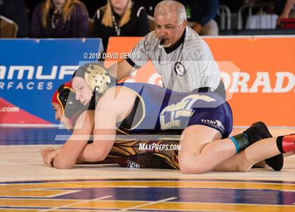 Thumbnail 3 in CIF State Girls Wrestling Championships (Finals) photogallery.