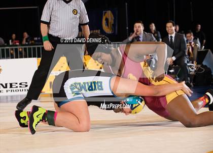 Thumbnail 2 in CIF State Girls Wrestling Championships (Finals) photogallery.