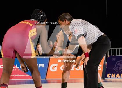 Thumbnail 2 in CIF State Girls Wrestling Championships (Finals) photogallery.