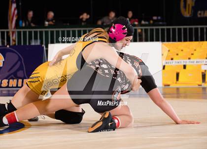 Thumbnail 3 in CIF State Girls Wrestling Championships (Finals) photogallery.