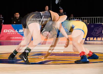 Thumbnail 2 in CIF State Girls Wrestling Championships (Finals) photogallery.