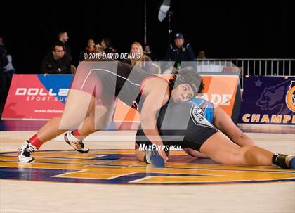 Thumbnail 3 in CIF State Girls Wrestling Championships (Finals) photogallery.