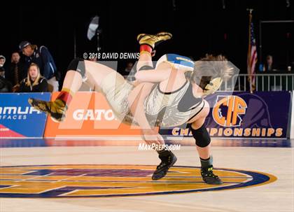 Thumbnail 1 in CIF State Girls Wrestling Championships (Finals) photogallery.