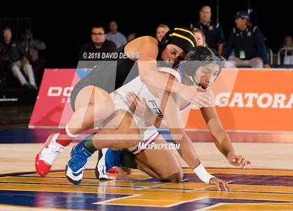 Thumbnail 3 in CIF State Girls Wrestling Championships (Finals) photogallery.