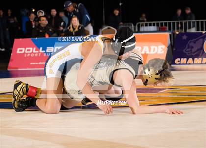 Thumbnail 2 in CIF State Girls Wrestling Championships (Finals) photogallery.