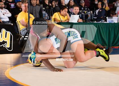 Thumbnail 3 in CIF State Girls Wrestling Championships (Finals) photogallery.