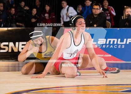 Thumbnail 1 in CIF State Girls Wrestling Championships (Finals) photogallery.