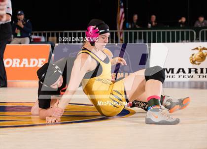 Thumbnail 3 in CIF State Girls Wrestling Championships (Finals) photogallery.