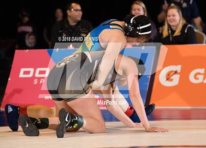 Thumbnail 3 in CIF State Girls Wrestling Championships (Finals) photogallery.