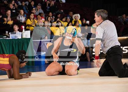 Thumbnail 1 in CIF State Girls Wrestling Championships (Finals) photogallery.