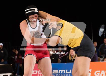 Thumbnail 1 in CIF State Girls Wrestling Championships (Finals) photogallery.