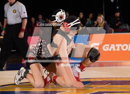 Thumbnail 2 in CIF State Girls Wrestling Championships (Finals) photogallery.