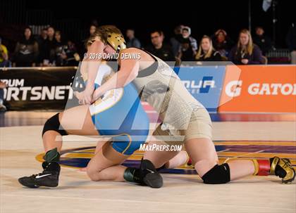 Thumbnail 3 in CIF State Girls Wrestling Championships (Finals) photogallery.