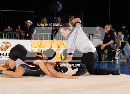 Thumbnail 1 in CIF State Girls Wrestling Championships (Finals) photogallery.