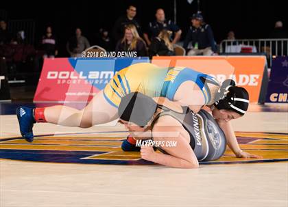 Thumbnail 2 in CIF State Girls Wrestling Championships (Finals) photogallery.