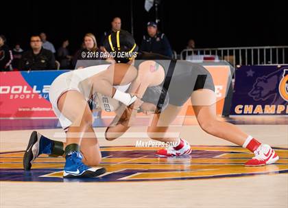 Thumbnail 3 in CIF State Girls Wrestling Championships (Finals) photogallery.