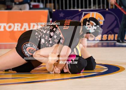 Thumbnail 2 in CIF State Girls Wrestling Championships (Finals) photogallery.